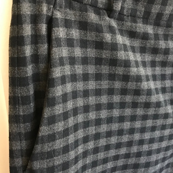 BANANA REPUBLIC Gingham Check Ryan Straight Leg Trouser Pants Women’s Size 10 - Picture 4 of 16